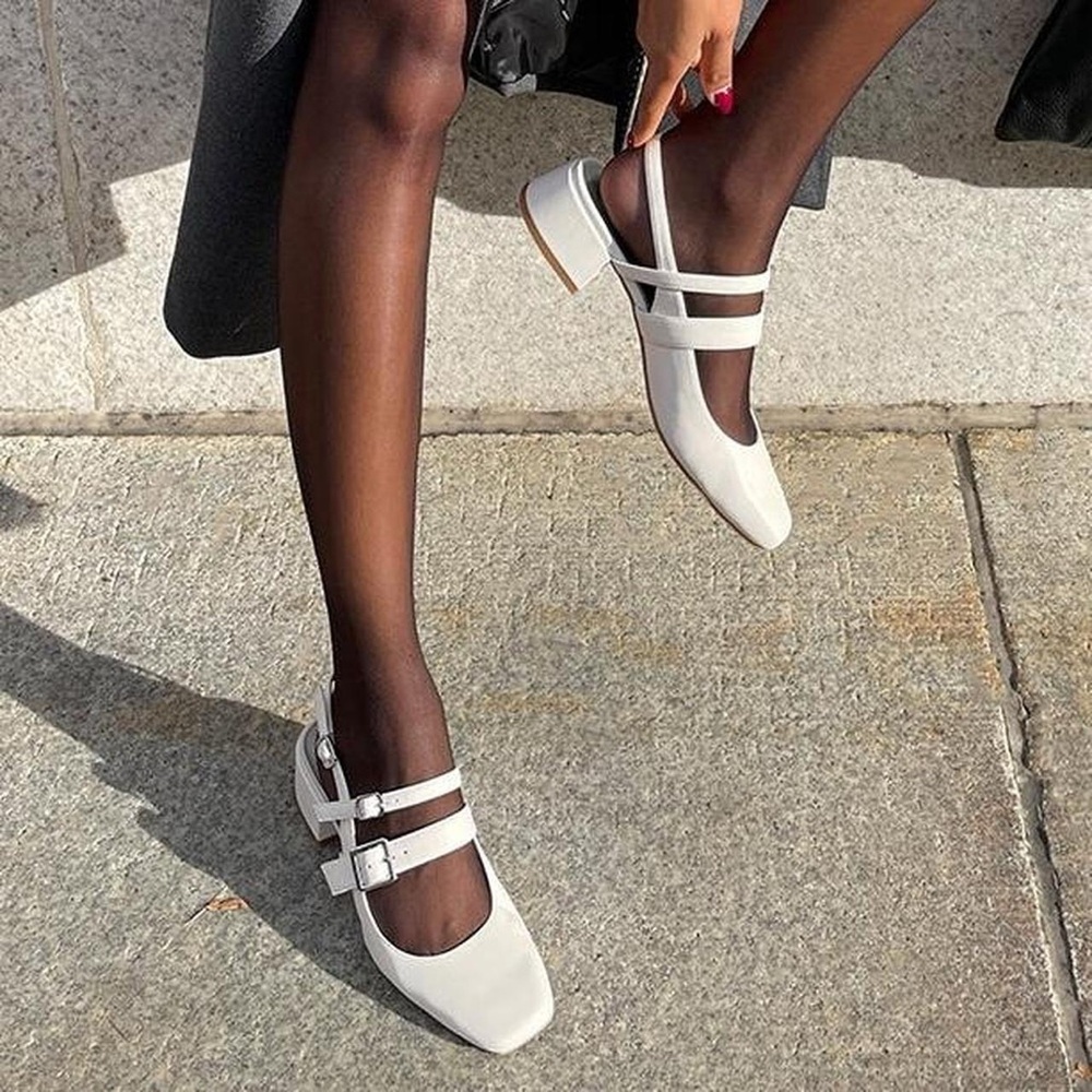 DOLCE VITA PATZY HEELS - WHITE STELLA